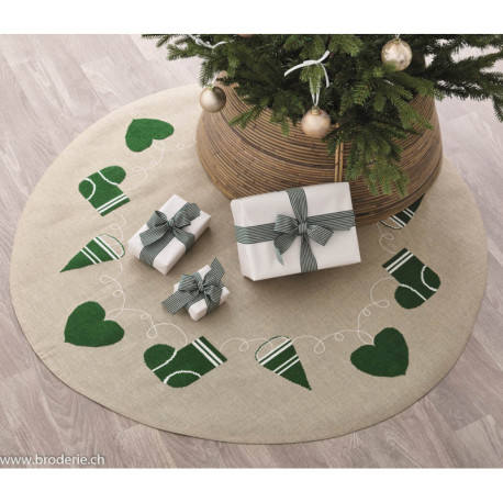 Permin, kit nappe Christmas Heart and cornet (PE45-5275)