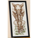 Permin, éléphant avec son bébé (PE12-6139)