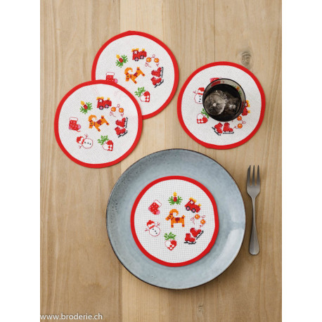 Permin, kit 4 sets ronds Buck (PE15-5203)