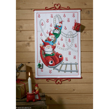 Permin, kit Calendrier de l'Avent grand huit (PE34-1605)