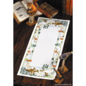 Permin, kit chemin de table animaux de la fôret (PE68-8135)