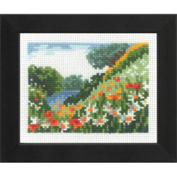 Permin, mini-kit champs de coquelicots et marguerites (PE14-1191)