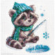 Riolis, kit Curious Raccoon (RIA1017)