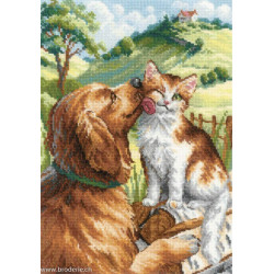 Riolis, kit Like Cat and Dog (RI2275)