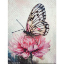 Abris Art, kit perles Papillon et pivoines (AAB-927)