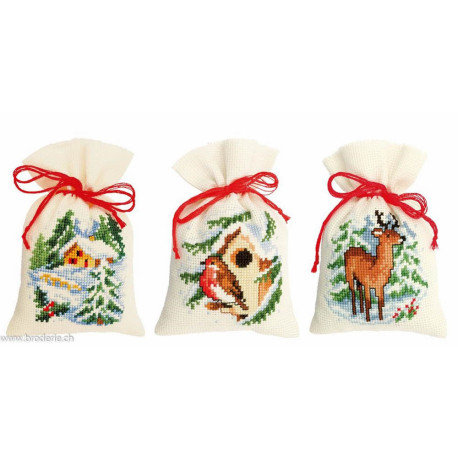 Vervaco, Kit 3 sachets Hiver (PN0021442)
