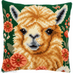 Vervaco, kit coussin au point de croix Alpaga (PN0227794)