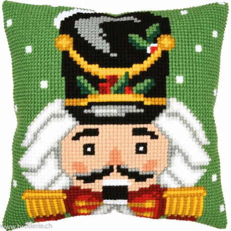 Vervaco, kit coussin au point de croix Casse-noix (PN0229232)