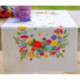 Vervaco, kit imprimé chemin de table un monde floral coloré (PN0216916)