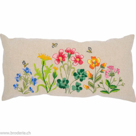Vervaco, kit imprimé coussin Meadow Flowers (PN0222524)