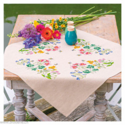 Vervaco, kit imprimé nappe Meadow Flowers (PN0222512)