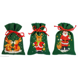 Vervaco, Kit lot de 3 sachets Noël (PN0152334)