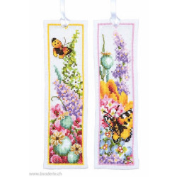 Vervaco, kit lot marque-page Bouquet de fleurs (PN0221310)