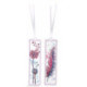 Vervaco, kit marque-pages plumes et fleurs, lot de 2 (PN0206895)