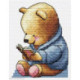 Andriana, kit Bookmark. Teddy Bear (SANZ-74)