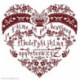 Isabelle Vautier, grille Coeur sampler je t'aime (LI32)