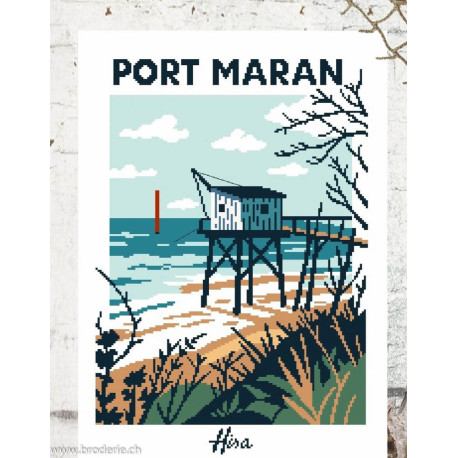 Isabelle Vautier, grille Port Maran (AF02)