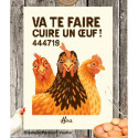 Isabelle Vautier, grille Va te faire cuire un oeuf (AF04)