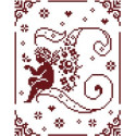 Couleur d'étoile, grille Mon Ange lettre L (CE0079L)