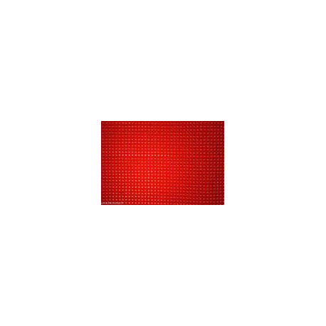 Milpoint, coupon vinyle laqué Rouge 2.5 points/cm (VINRouge)