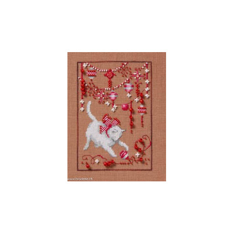 Mirabilia Nora Corbett, grille Red Kitty Christmas (NC362)