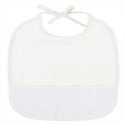 DMC, Bavoir 6 mois éponge blanc (DMC-RS1429)