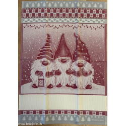 Stafil, Linge de cuisine bordeaux 3 lutins (220169-1)
