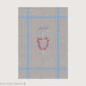 Bonheur des Dames, linge 100% en lin avec grille juillet (BDTL07)