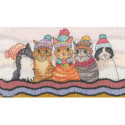 Bothy Threads, kit A Cosy Clowder (BOXEB2)