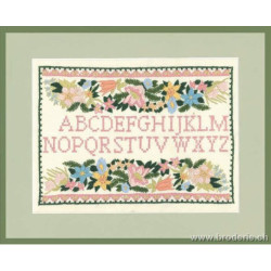 Bonheur des Dames, kit abécédaire fleuri (BD1510)