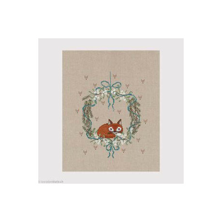 Bonheur des Dames, kit couronne petit renard (BD1085)