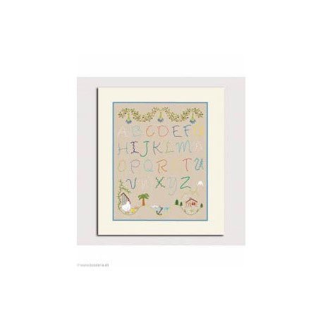 Bonheur des Dames, kit imprimé abécédaire été (BD2594)