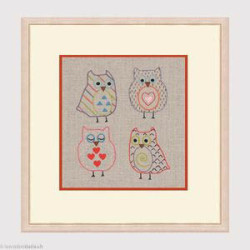 Bonheur des Dames, kit imprimé chouettes (BD1524)