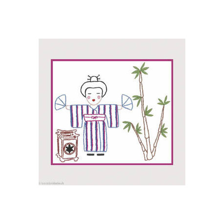 Bonheur des Dames, kit imprimé Japonaise (BD1522)