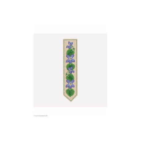 Bonheur des Dames, kit imprimé marque-page violettes (BD4718)