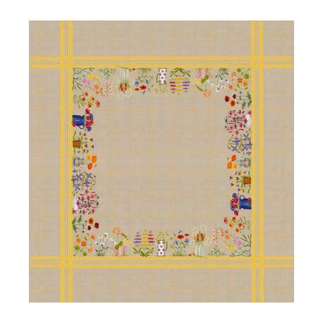 Bonheur des Dames, kit nappe fleurs et bouquets (BD6032)