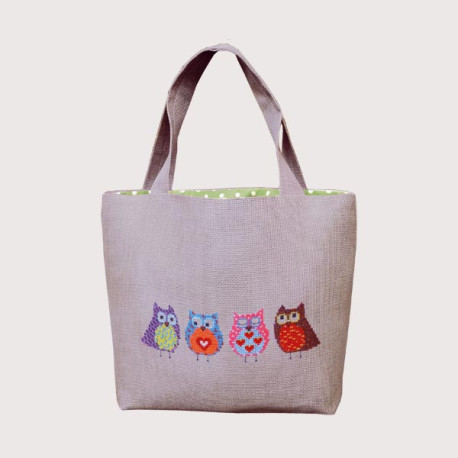 Bonheur des Dames, kit sac Chouettes (BD8016)