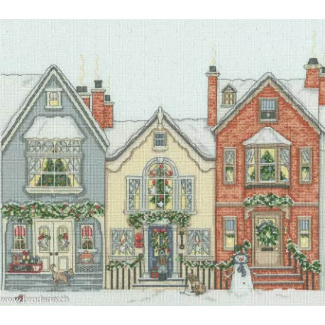 Bothy Threads, kit Snowy Street (BOXSS21)