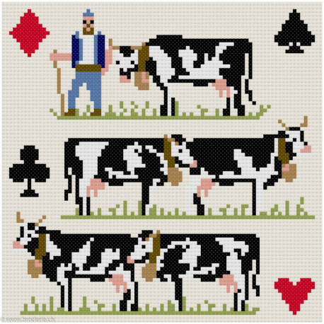 ClBroderie, tapis de carte Poya (TDC01)