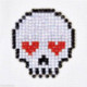 Diamond Dotz, kit diamant niveau 1- TETE DE MORT (DDS020)