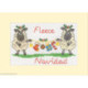 Bothy Threads, kit carte de voeux Fleece Navidad (BOXMAS92)
