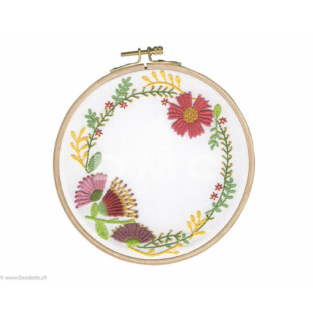 DMC, kit imprimé Fleurs d'automne (DMC-TB152)