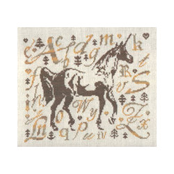 Isabelle Vautier, grille Le secret de la licorne (RV152)