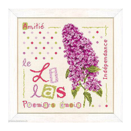 LiliPoints, Grille Côté jardin - le Lilas (J011)