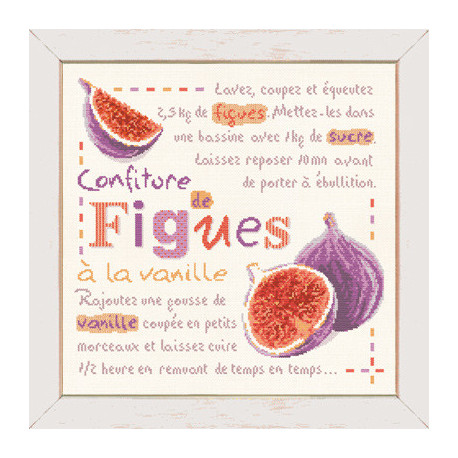 LiliPoints, Grille Gourmandise - Confiture de figues (G025)