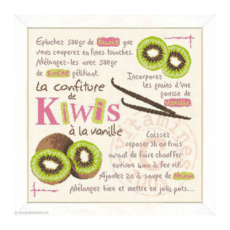 LiliPoints, Grille Gourmandise - Confiture de Kiwis (G026)