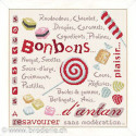 LiliPoints, Grille Gourmandise - Les bonbons (G021)