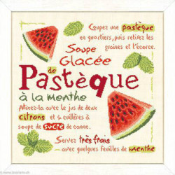 LiliPoints, Grille Gourmandise - Soupe à la pastèque (G027)