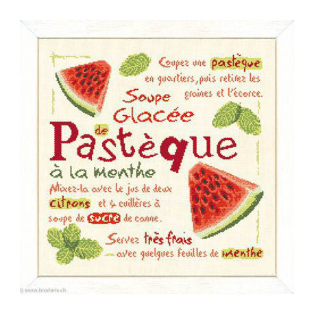 LiliPoints, Grille Gourmandise - Soupe à la pastèque (G027)