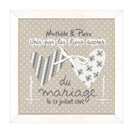 LiliPoints, Grille Mariages, cérémonies - Unis par les liens .. (M012)